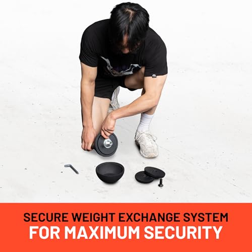 Adjustable Kettlebell 6-12kg [Bells of Steel] Kettle Bell Weight Set, Steel Shell, Internally-Loaded for Full Body Workouts, Competition Standard, 35mm Handle