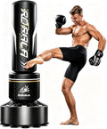 RORALA Punching Bag with Stand 70"-203lbs, Freestanding Heavy Boxing Bag Including 12OZ Boxing Gloves for Adult Youth Gift Selection Upgraded - color: Bag with Protectors