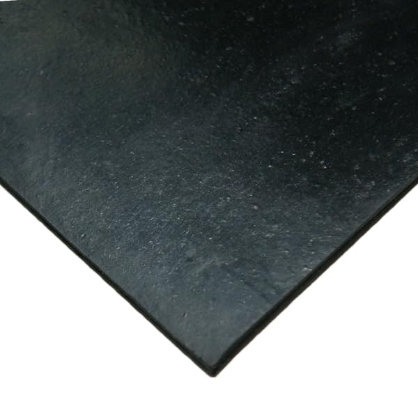 Neoprene Commercial Grade, Black, 50A, 0.062" x 5" x 5" (2 Pack)