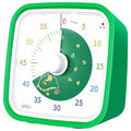 Yunbaoit Dinosaur Visual Timer for Kids, 60-min Countdown Timer, Green | Protective Case, No Ticking, Mute and Ringing Alarm Available, Time Management Tool, Low Power Reminder, for Study,Game,Work - color: Green Dinosaur