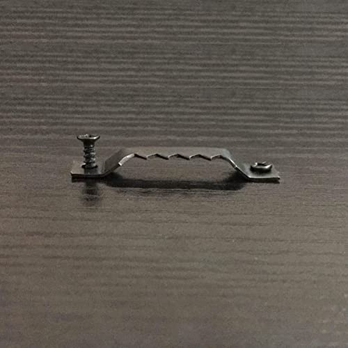 100 Pack Small Sawtooth Picture Hangers Steel Picture Hangers Picture Frames Hangers with Screws Picture Hang Solutions, for Hanging Clock Paintings Artwork Picture Frame Hook Photos (Black) - color: Small Black -100 Pack
