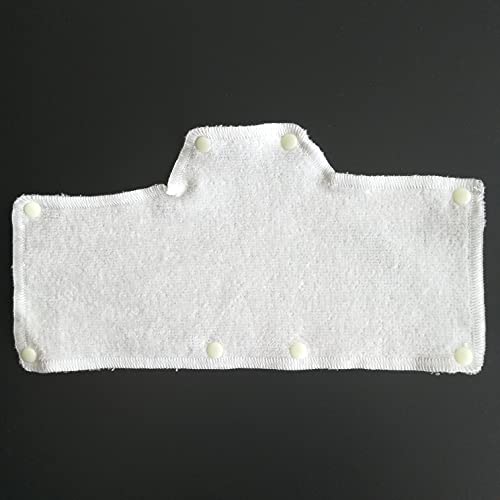 White Sweatband for Hardhat Washable Velvet Terry Cotton Hard Hat Liner NAEE snap on (6pcs) - color: White