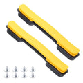 uxcell 2 Pcs Luggage Handle Replacement 8.5 Inch Suitcase Handle Carry Strap Plastic Pull Handle Grip Luggage Replacement Parts with Screws for Suitcase Box Luggage Case, Yellow - color: Yellow