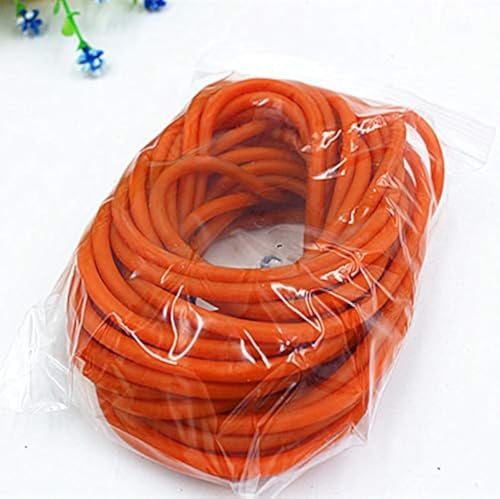 10 Meter 32FT Latex Slingshot Rubber Tube Band Hunting Catapult Elastic Bungee Tubing - color: Orange