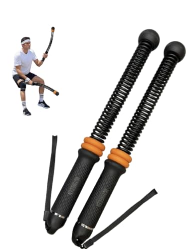 Weighted Ropeless Battle Ropes,Cordless Workout Ropes for Home Gym, Portable Exercise Rope for Strength Building, HIIT and Low-Impact Aerobic Training for Women&Men (Black+Orange) - color: Black+orange