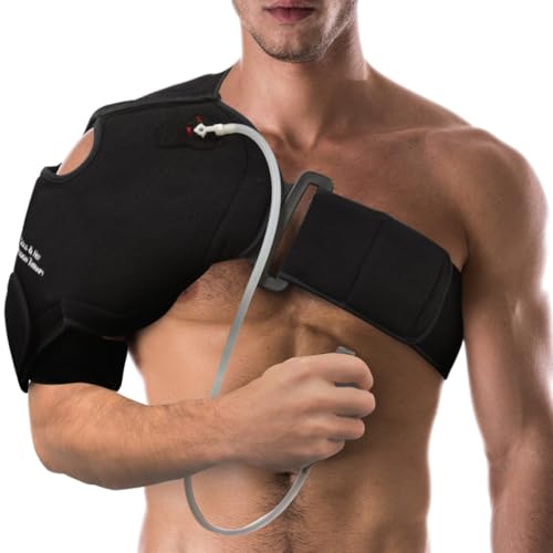 NatraCure Hot or Cold Therapy Shoulder Ice Pack Wrap, Brace for Pain Relief - (Heating Pad for Rotator Cuff Injuries, Surgery, Gym, Baseball, Pitching) - 6032 - style: Regular