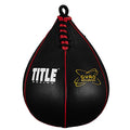 TITLE Boxing Gyro Balanced Leather Speed Bag: Speed Bag for Boxing, Speedbag, Speed Bags, Boxing Speed Bag, Title Speed Bag, Boxing Bag, Boxing Equipment, Punching Bag - size: S (5" x 8")