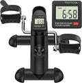 Under Desk Bike Pedal Exerciser, Portable Mini Exercise Bike with LCD Display for Home/Office, Desk Cycle for Leg/Arm with Handle, Leg Exerciser While Sitting for Seniors20260709