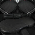 West Llama Linen Car Seat Covers,Bottom Seat Covers for Cars Include 1 Pair Front Driver Seat Pad Mat and 1 Rear Bench Cover Universal Fits 90% Vehicles,SUVs,Cars,Sedans(3Piece-Black) - color: Black, size: 2 Front Seat Covers+1 Rear Bench Seat Cover