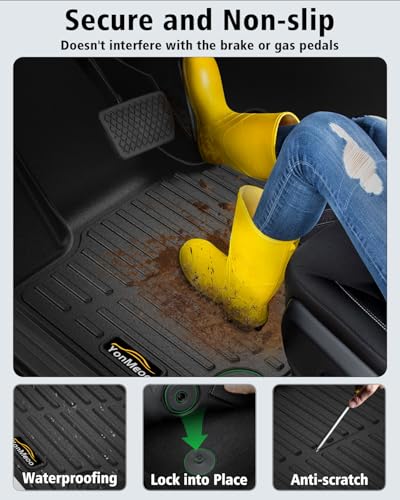 Floor Mats Custom Fit for Chevy Equinox 2025 2026 Fuel (Non EV) Trunk Mat with Backrest Mat All Weather TPE Cargo Liner Full Set for Chevrolet Equinox Accessories, Black - size: For Chevy Equinox 2025-2026 Floor Mats Full Set