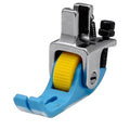 Narrow Roller Presser Foot for Industrial Single Needle Lockstitch Sewing Machine (Plastic Gear Wheel) - color: Plastic Gear Wheel