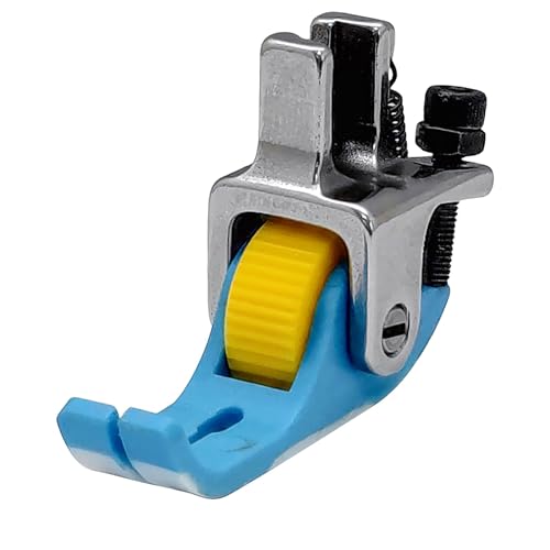 Narrow Roller Presser Foot for Industrial Single Needle Lockstitch Sewing Machine (Plastic Gear Wheel) - color: Plastic Gear Wheel