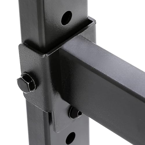 ECOTRIC 46" Wall Mounted Pull Up Chin Up Bar Heavy Duty Gym Workout Fitness