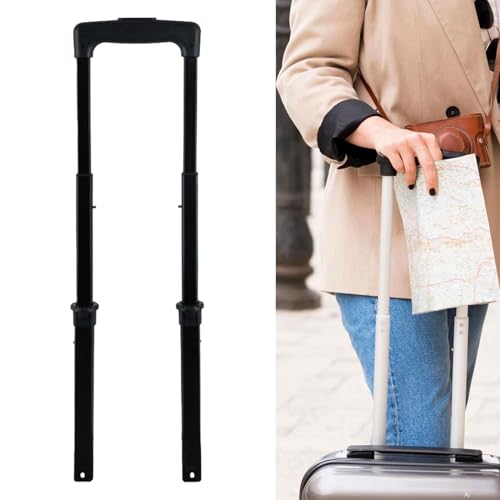 MagiDeal Suitcase Telescopic Handle,Pull Out Rod Stylish Daily Usage Replacement Accessories Spare Parts for Travel Case,Traveling Bag, Black