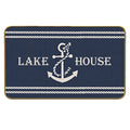 Mingnei Lake House Doormat Door Mat for Home Entrance, Nautical Anchor Floor Mats for House Front Indoor Inside Outdoor Outside Entryway Rug 30 x 17 Welcome Mat