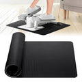 Under Desk Elliptical Mat - Non-Slip Exercise Equipment for Peloton Bike, Small Exercise Mat for Desk Workout Equipment - color: Double-sided 1 Pc