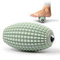 HODEMI Vibrating Massage Ball with Magnetic Rolling Head, Handheld High-Frequency Vibration Massager, 3 Speed Levels, Rechargeable Silicone Massage Roller for Gym, Office, and Travel Use (Green) - color: Green