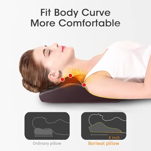 Boriwat Back Massager with Heat, 3D Kneading Massage Pillow for Back, Neck, Shoulder, Leg Pain Relief Deep Tissue, Gifts for Women Men Mom Dad(Brown) - style: Brown