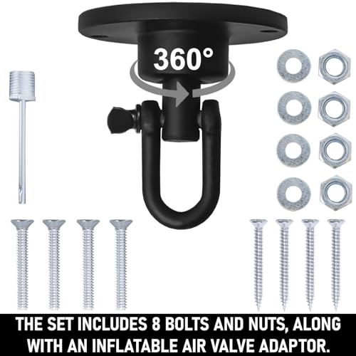 Speed Ball Boxing – MMA Speed Bag & Hanging Swivel Kit for Boxing Training – Punching Bag for Muay Thai, Kickboxing, Martial Arts, Reflex and Speed Training Striking Bag - color: Camo