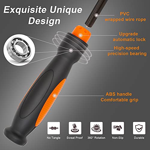 Cordless Jump Ropes, Bod Ropes Beachbody Mbf, Best for Fitness and Weight Loss, Ropeless Jump Rope with Weighted Ball for Women, Men