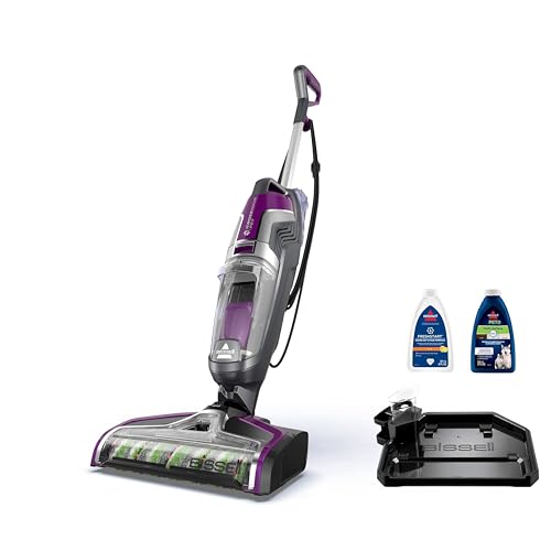 Bissell CrossWave Pet Pro Wet Dry Vacuum Mop, Hard Floors, 2306A | All-in-one vacuum & mop; area rugs & hard floors; Purple color; simultaneous vacuuming & washing - style: CrossWave Pet Pro