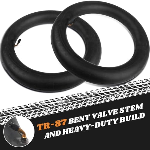 AR-PRO (2-Pack) 2.50/2.75-10 Dirt Bike Replacement Inner Tube Heavy Duty with TR-87 Bent Valve Stem, Compatible for Honda Crf50 /Xr50, Razor MX650 / MX500, Suzuki DRZ70 / JR50, Yamaha PW50 - size: 2.50/2.75-10",TR-87 Valve
