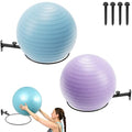 Yoga Ball Wall Mount, Adjustable Exercise Ball Holder(2Pack) | Fits 12–26 Inch Balls, Large Ring Design, Adjustable Support Arms, For Yoga & Exercise Balls, Keeps Gym Organized