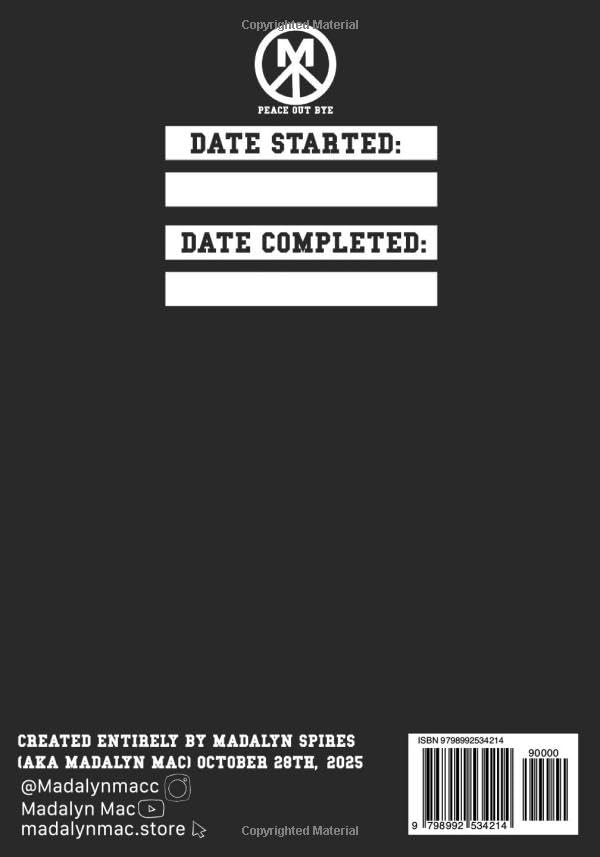 The World's Greatest Workout Planner by Madalyn Mac: (In her opinion.)