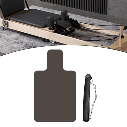 Pilates Reformer Mat Non Slip Yoga Mat Floor Workout Mat Suede Rubber Portable Pad Lightweight Cushion for Yoga Pilates Reformer Machine Home Gym