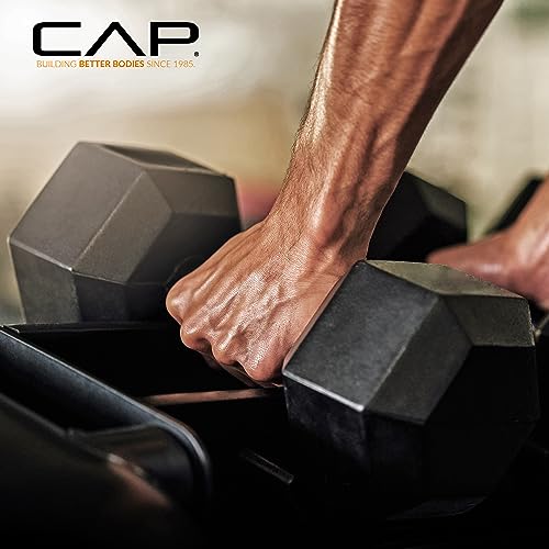 CAP Barbell Coated Dumbbell Set | 100lbs and 150lbs | Multiple Options