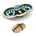 Wooden Balance Board for Kids, 360 Rotation Wobble Board for Balance and Core Training