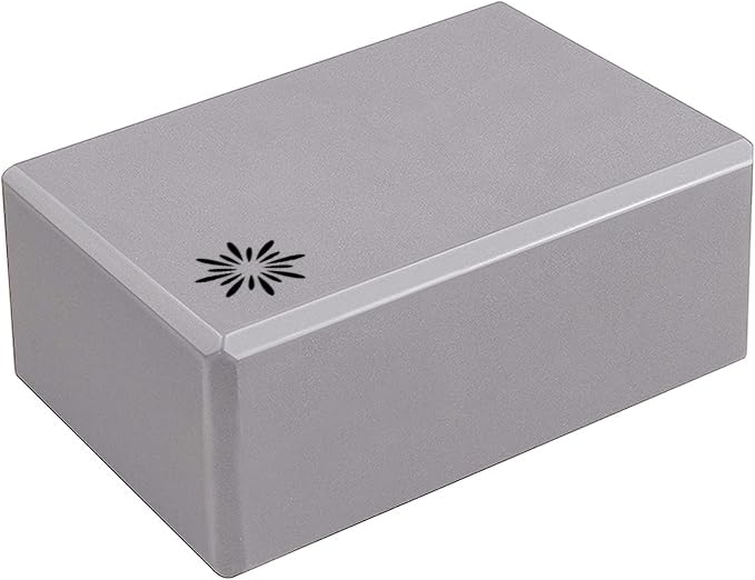 Bulk 4 in Foam Yoga Blocks, 10 Pack - color: Cool Gray