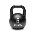 Steel Competition Kettlebells by Steve Cotter - Hard-Wearing Crack-Resistant Powder Surface Coating, 34mm Steel Handle with Non-Slip Super Textured Powder Coating Grip - Avail 6kg - 32kg - color: l) 6kg - Black