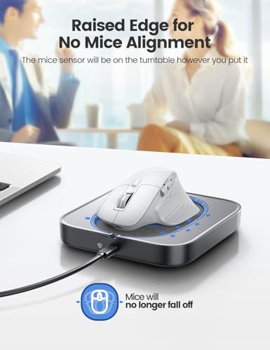 meatanty Undetectable Mouse Mover with APP Remote Control and Timer Function, Super-Silent Mouse Jiggler Device Move Randomly, Automatic Wiggler Shaker Giggler Keep Computer Laptop Active - style: Mechanical Mouse Jiggler with App