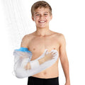 Asunby Waterproof Cast Covers for Shower Long Arm Kids, Water Proof Plastic Sleeve to Cover Arms After Surgery/Wound/Fracture/Bandage/Fingers,Protector Bag Youth/Toddler Showering Child in Bath Large - size: Kids Arm-Long