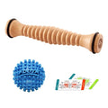 Body Back FSA Eligible Wooden Foot Roller & Foot Star® Massager Ball Bundle - Plantar Fasciitis Relief, Deep Tissue Foot Pain & Arch Massager, Myofascial Release - style: Bundled