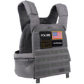 Polyfit Fortify Weighted Vest - Workout Vest for Men & Women - color: Grey