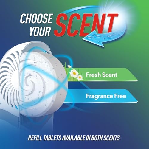 DampRid Reusable Moisture Absorber with 4 Drop-In Tablets, Fragrance Free, 15.8 oz., Attract and Trap Excess Moisture & Eliminate Musty Odors for Cleaner, Fresher Air