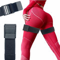Booty Bands, Blood Flow Restriction Bands for Women/Men, Adjustable BFR Training Bands for Glutes & Hip Building, Occlusion Resistance Bands - color: Black