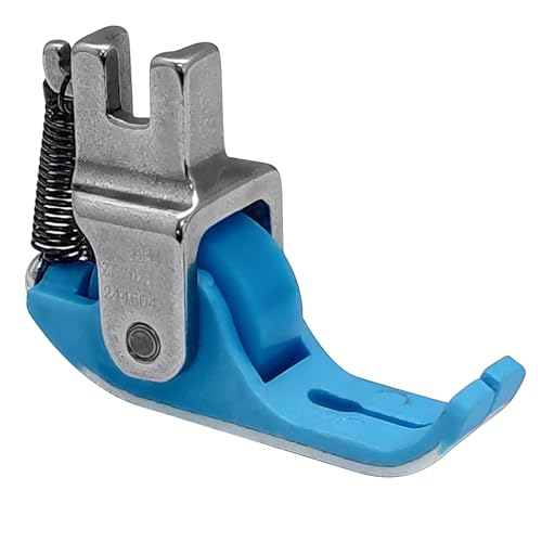 Narrow Roller Presser Foot for Industrial Single Needle Lockstitch Sewing Machine (Rubber Wheel) - color: Rubber Wheel