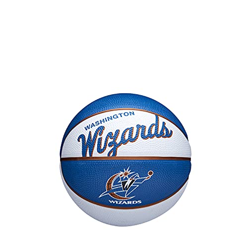 WILSON NBA Team Retro Mini Basketballs - Mini Size - 3" - color: Washington Wizards, size: Mini