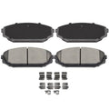 ECCPP D793-7663 4pcs Front Ceramic Disc Brake Pad Set Fit For Acura MDX 2001-2002,For Honda Odyssey 1999-2004 - style: D793 [4pcs]