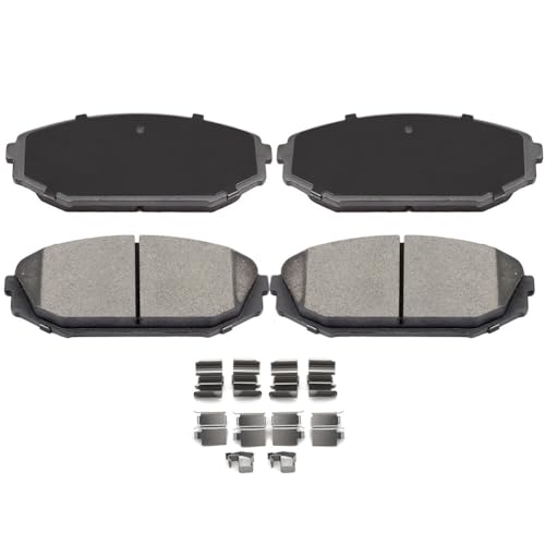 ECCPP D793-7663 4pcs Front Ceramic Disc Brake Pad Set Fit For Acura MDX 2001-2002,For Honda Odyssey 1999-2004 - style: D793 [4pcs]
