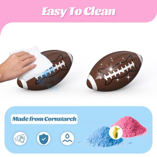 POPUPARTY Gender Reveal Ball with Pink & Blue Powder, for Baby Boy or Girl Gender Reveal, Party Supplies - size: Large