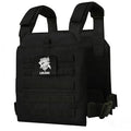 Adjustable Weighted Vest for Men Women – Tactical Vest for Rucking, HIIT & CrossFit, Fits 10x12 Plates, 600D Breathable Weight Vest & Exercise Vest for Strength Training, Weights Not Included - color: Black-1