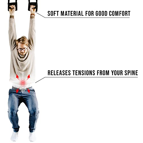 Mieko Back Stretcher for Lower Back Pain Relief, Portable Back Traction Device for Spinal Decompression of the Lumbar Region