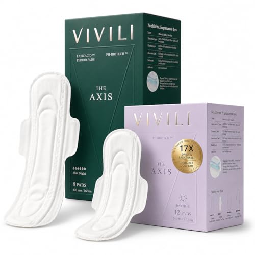 Day & Night Pad Combo Pack — 8ct XXL Overnight 16.5” + 12ct Regular 9.5” with Wings | 17x Drier Than Organic Cotton | pH 4.5 Balanced for Sensitive Skin | Plant-Based PLA, Unscented (20 Count) - size: Day+Night-20ct