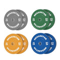 Olympic Bumper Plates, 2-Inch Rubber Weight Plates Set – Color-Coded Heavy Duty Bumper Plates for Home Gym, Strength Training & Weight Lifting - size: 230LBS SET(PAIR of 10,25,35,45LBS)