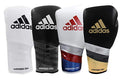 adidas Speed 500 Pro Boxing Gloves – Genuine Leather Training Gloves for Men & Women, Lace-Up Heavy Bag & Kickboxing Gloves - color: BLACK/GOLD/SILVER, size: 14 oz