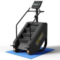 Fitvids Stair Stepper Machine, Commercial Grade Stair Climber with 15 Resistance Levels, Continuous Stair Stepping Machine for Cardio and Lower Body Workouts, LED Screen, Exercise Machine for Home Gym - color: Black